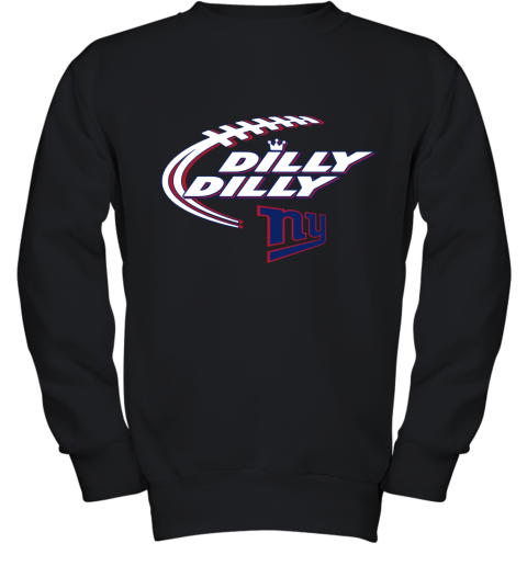 NFL New York Giants Dilly Dilly Football Sports 48yqTTv6Knu youth sweatshirt 47 95 151514 front black