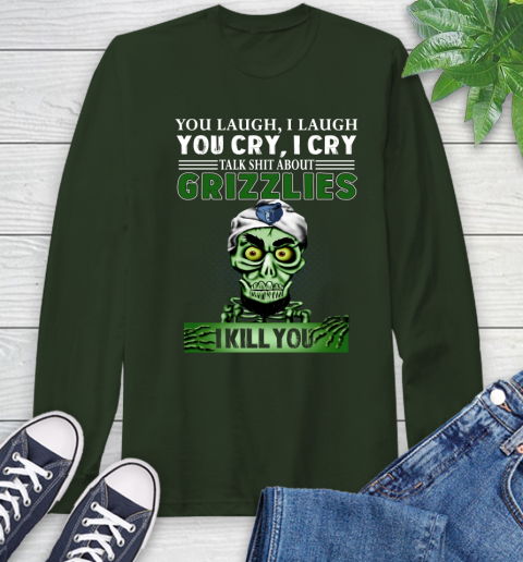 NBA Talk Shit About Memphis Grizzlies I Kill You Achmed The Dead Terrorist Jeffrey Dunham Basketball Long Sleeve T-Shirt 7