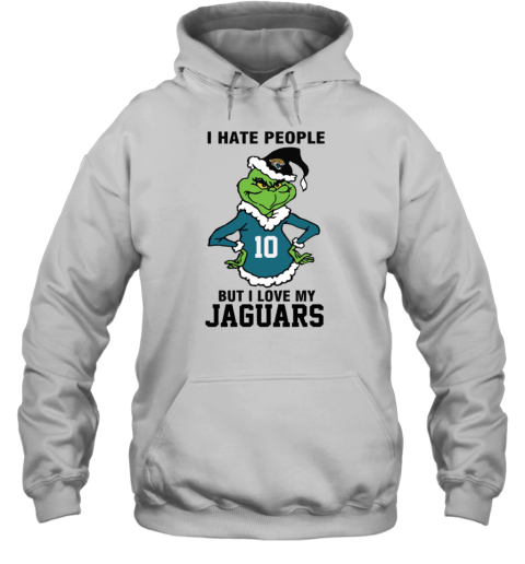 I Hate People But I Love My Jaguars Jacksonville Jaguars NFL Teams Hoodie