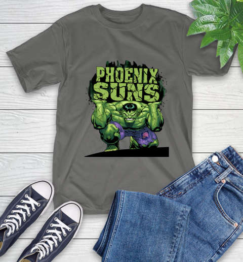 Phoenix Suns NBA Basketball Incredible Hulk Marvel Avengers Sports T-Shirt 9