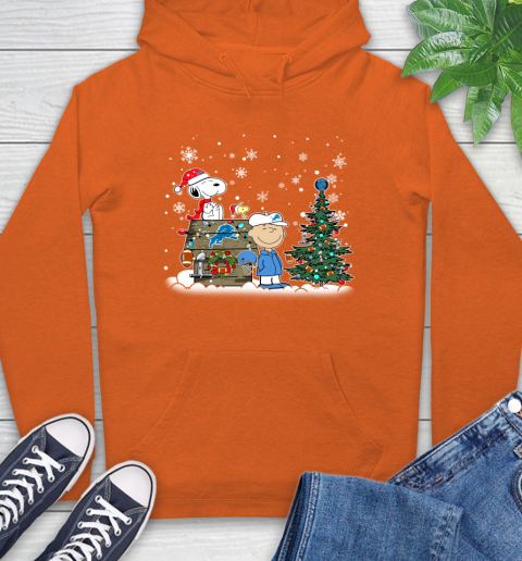 NFL Detroit Lions Snoopy Charlie Brown Christmas Football Super Bowl Sports Hoodie 4