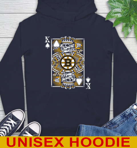 Boston Bruins NHL Hockey The King Of Spades Death Cards Shirt Hoodie 3