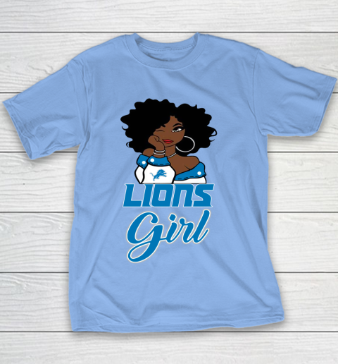 Detroit Lions Girl NFL Youth T-Shirt 10
