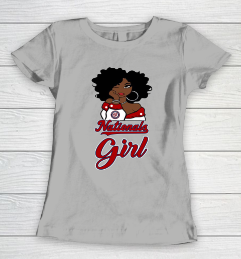 Washington Nationalss Girl MLB Women's T-Shirt 11