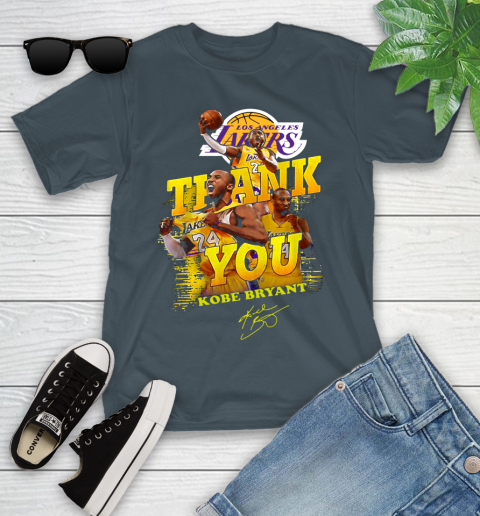 Great Thank you Kobe Bryant Los Angeles Lakers signature shirt 102