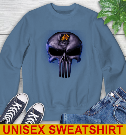 Phoenix Suns NBA Basketball Punisher Skull Sports Sweatshirt 10