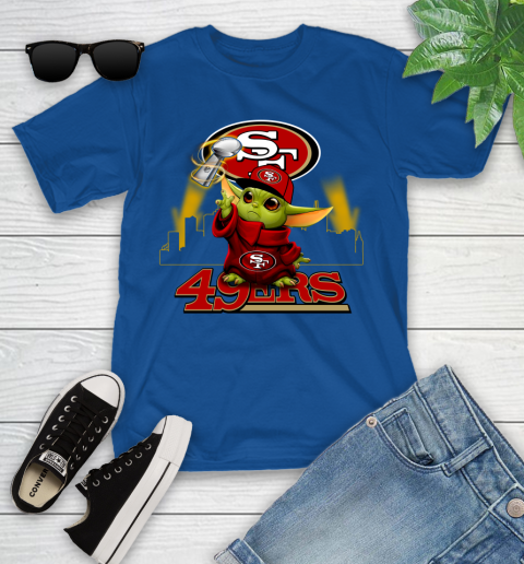 Super Bowl Baby Yoda Loves The San Francisco 49ers Star Wars NFL Shirts 103