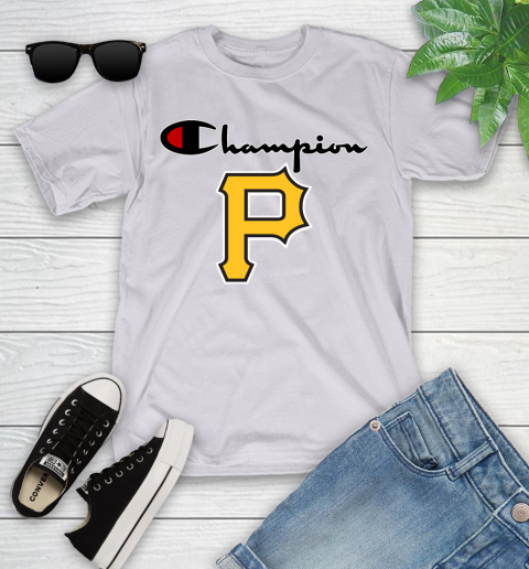 MLB Baseball Pittsburgh Pirates Champion Shirt Youth T-Shirt 2