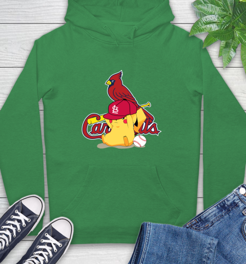 MLB Pikachu Baseball Sports St.Louis Cardinals Hoodie 8