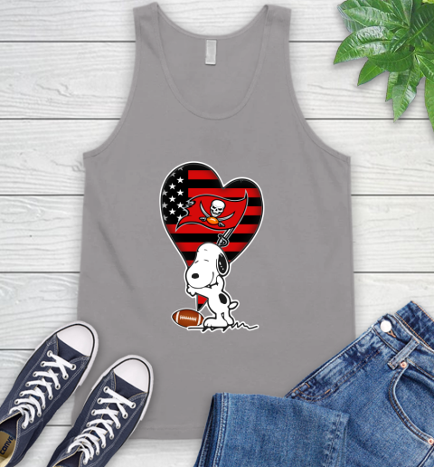 Tampa Bay Buccaneers NFL Football The Peanuts Movie Adorable Snoopy Tank Top 4