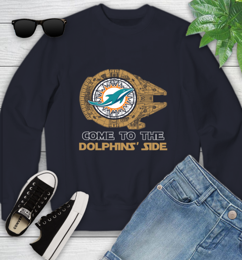 NFL Come To The Miami Dolphins Wars Football Sports Youth Sweatshirt 2