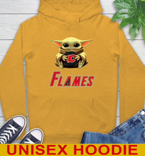 NHL Hockey Calgary Flames Star Wars Baby Yoda Shirt 15