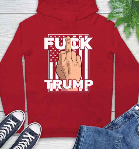 Fuck Trump Middle Finger Anti Republican T Shirt 23