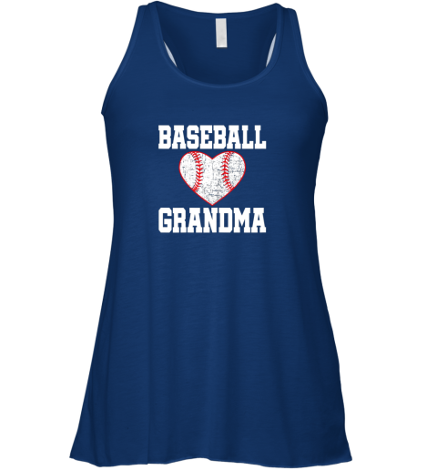 knff vintage baseball grandma funny gift flowy tank 32 front true royal