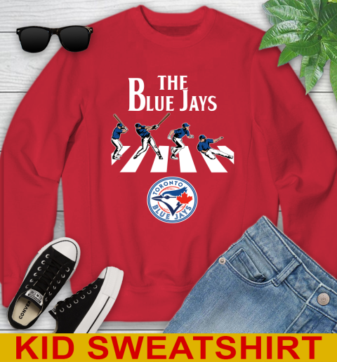MLB Baseball Toronto Blue Jays The Beatles Rock Band Shirt Youth Sweatshirt 7