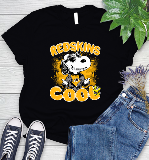 NFL Football Washington Redskins Cool Snoopy Shirt Women's T-Shirt