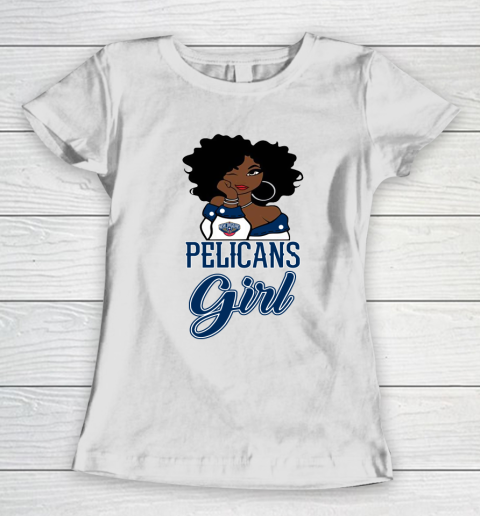 New Orleans Pelicans Girl NBA Women's T-Shirt 3