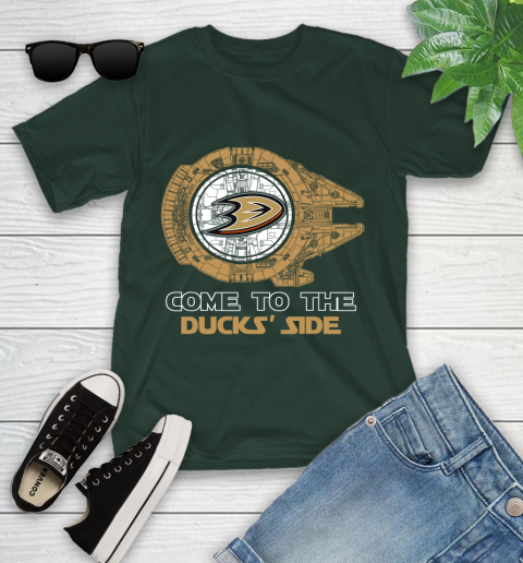 NHL Come To The Anaheim Ducks Wars Hockey Sports Youth T-Shirt 5