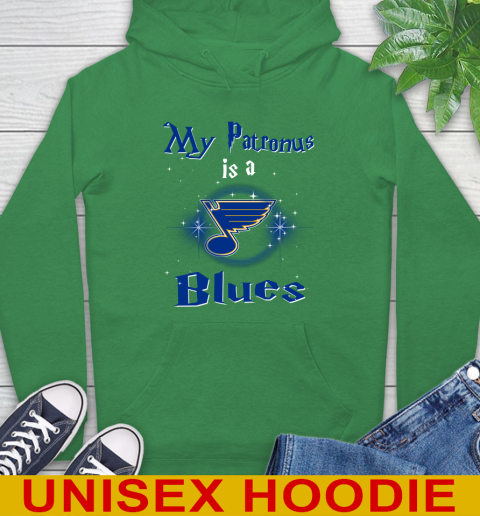 NHL Hockey Harry Potter My Patronus Is A St.Louis Blues Hoodie 8