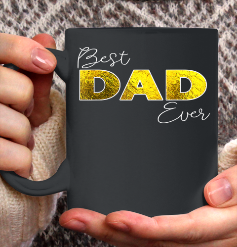 Father gift shirt Mens Best Dad Ever, Boy Girl Matching Family Love T Shirt Ceramic Mug 11oz
