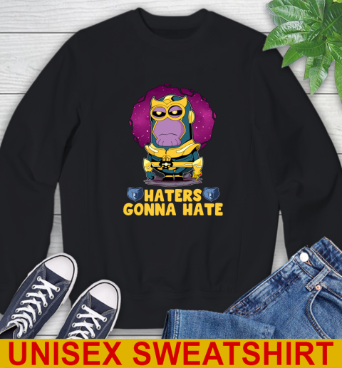 NBA Basketball Memphis Grizzlies Haters Gonna Hate Thanos Minion Marvel Shirt Sweatshirt 2