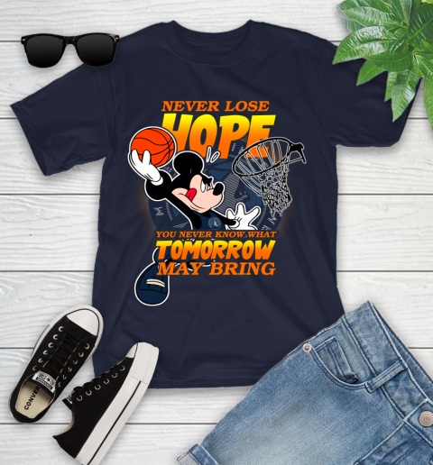 Minnesota Timberwolves NBA Basketball Mickey Disney Never Lose Hope Youth T-Shirt 2
