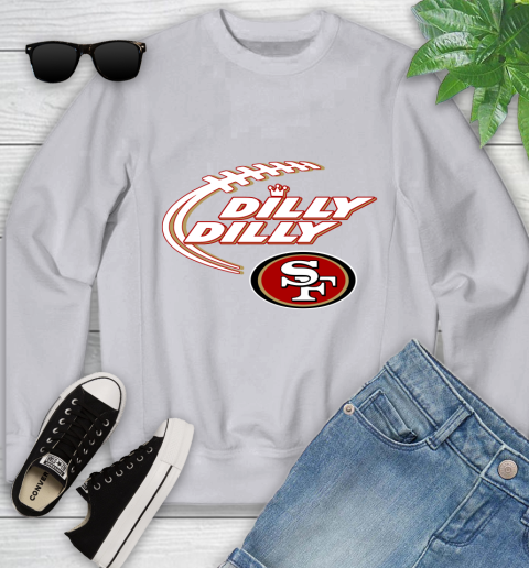 NFL San Francisco 49ers Dilly Dilly Football Sports Youth Sweatshirt 4