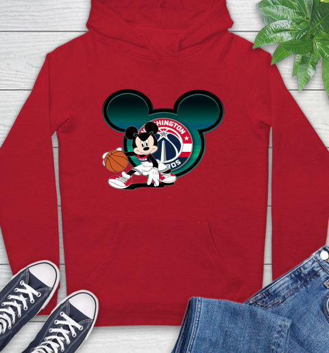 NBA Washington Wizards Mickey Mouse Disney Basketball Hoodie 10