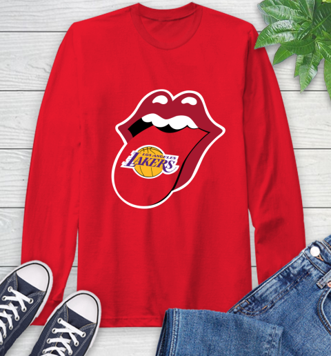 Los Angeles Lakers NBA Basketball Lips I Root For My Team Adoring Fan 67