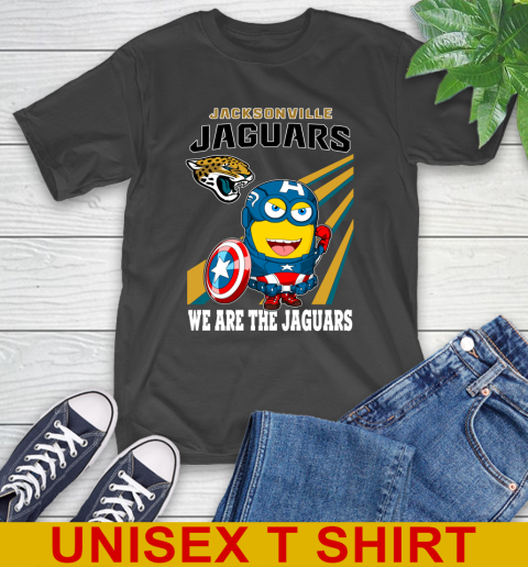 NFL Football Jacksonville Jaguars Captain America Marvel Avengers Minion Shirt T-Shirt
