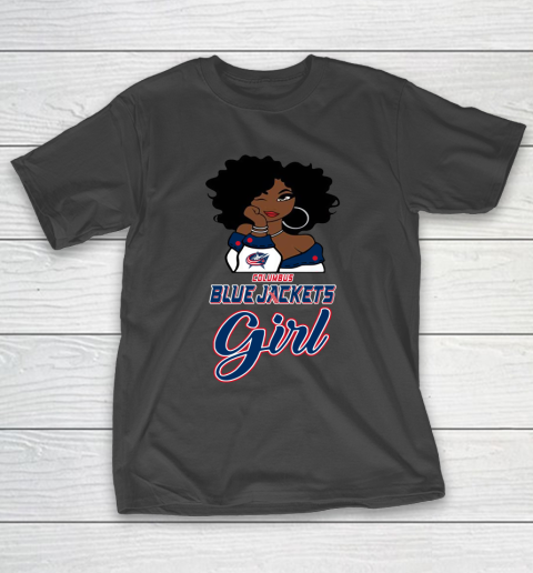 Columbus Blue Jackets Girl NHL T-Shirt 2
