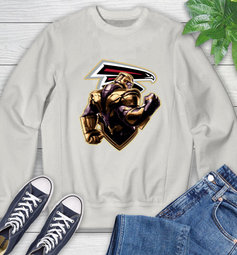 NFL Thanos Avengers Endgame Football Sports Atlanta Falcons Sweatshirt 12