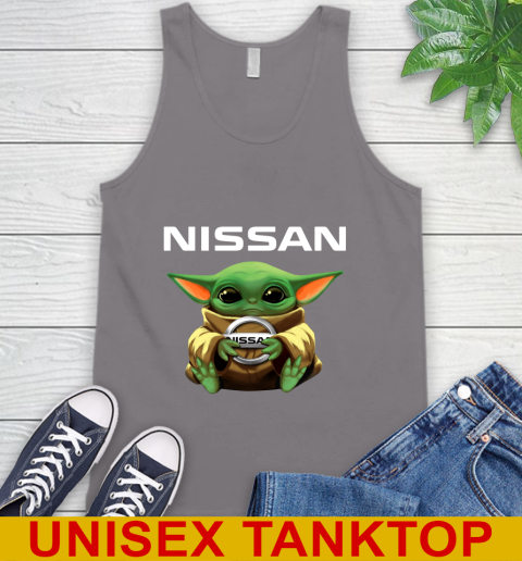 Star Wars Baby Yoda Hugs Nissan Car Shirt 72