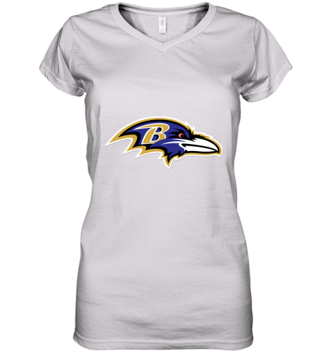 Men_s Baltimore Ravens NFL Pro Line by Fanatics Branded Gray Victory Arch T Shirt 2 Women's V-Neck T-Shirt