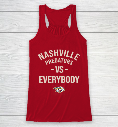 Nashville Predators Vs Everybody Racerback Tank 4
