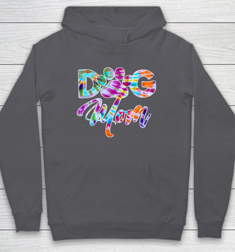 Dog Mom Shirt Tie Dye Dog Mom Apparel for Women Dog Lover Gifts Paw Hoodie 4