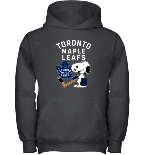 Toronto Maple Leafs Ice Hockey Broken Teeth Snoopy NHL Youth Hoodie