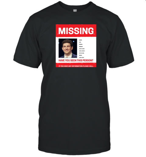 James Holzhauer Missing Have You Seen This Person If You Have Any Information Please Call T