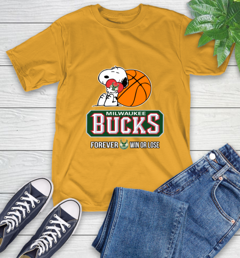 NBA The Peanuts Movie Snoopy Forever Win Or Lose Basketball Milwaukee Bucks 3