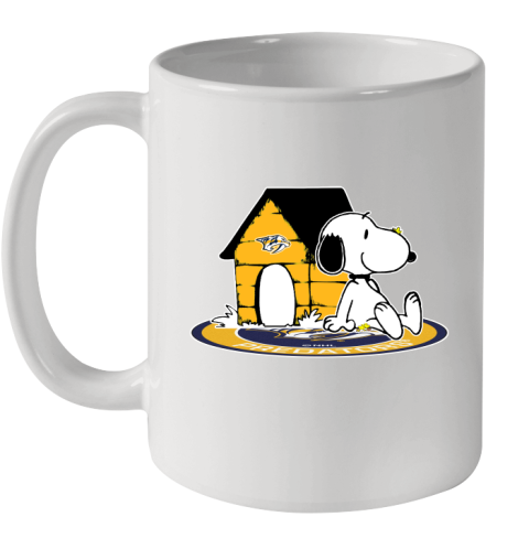 NHL Hockey Nashville Predators Snoopy The Peanuts Movie Shirt Ceramic Mug 11oz