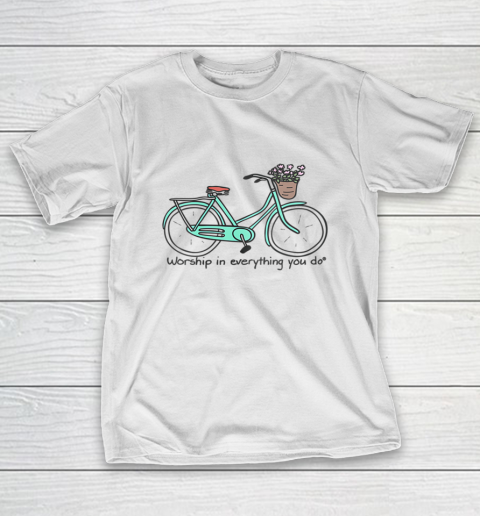 Cheerful Bicycling T-Shirt