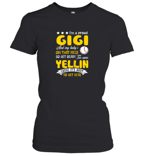 Proud Gigi Baseball Funny Mom Of Baseball Player Women's T-Shirt