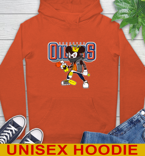 Edmonton Oilers NHL Hockey Mickey Peace Sign Sports Hoodie 5