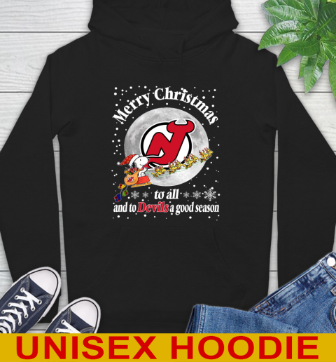 New Jersey Devils Merry Christmas To All And To Devils A Good Season NHL Hockey Sports Hoodie