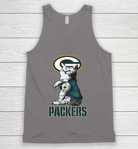 NFL Football My Cat Loves Green Bay Packers Tank Top 6