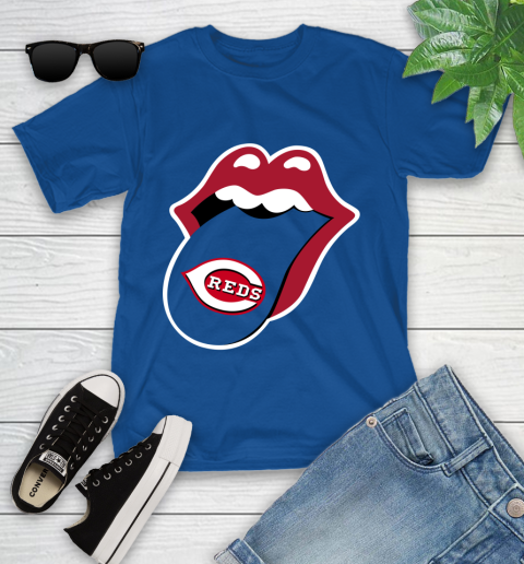 Cincinnati Reds MLB Baseball Lips I Root For My Team Adoring Fan 111