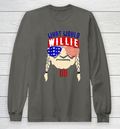 Willie Nelson shirt What would Willie do Long Sleeve T-Shirt 5