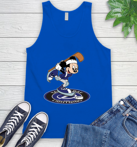 NHL Hockey Tampa Bay Lightning Cheerful Mickey Disney Shirt Tank Top 5