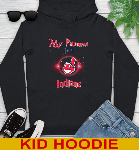 MLB Baseball Harry Potter My Patronus Is A Cleveland Indians Youth Hoodie