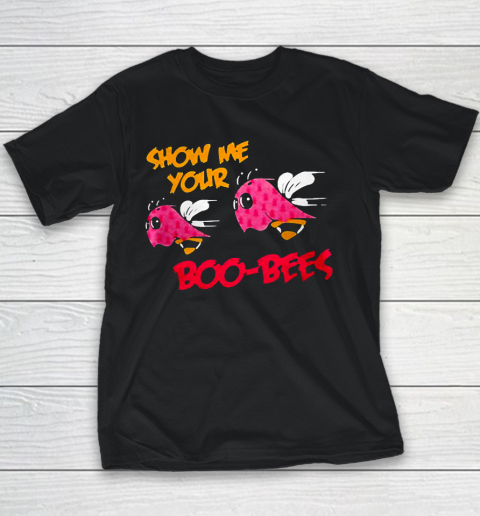 Show Me Your Boo Bees Halloween Youth T-Shirt